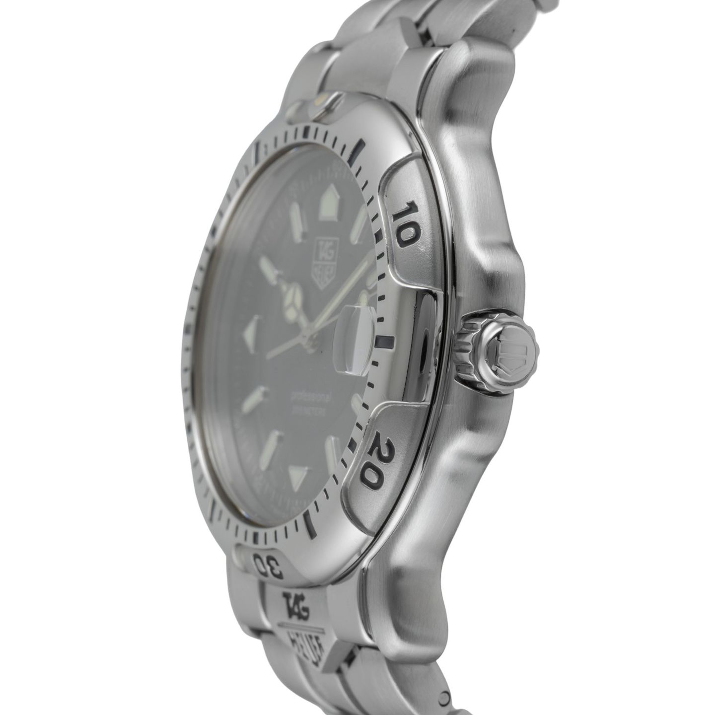 TAG Heuer 6000 WH1112 (1998) - Grijs wijzerplaat 39mm Staal (6/8)