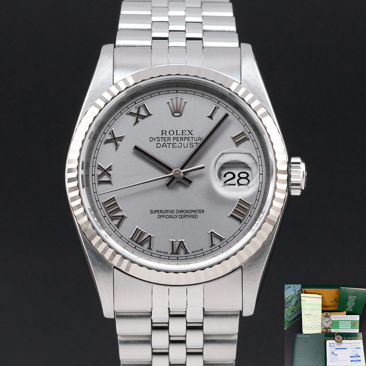 Rolex Datejust 36 16234 (2000) - 36 mm Steel case (1/8)