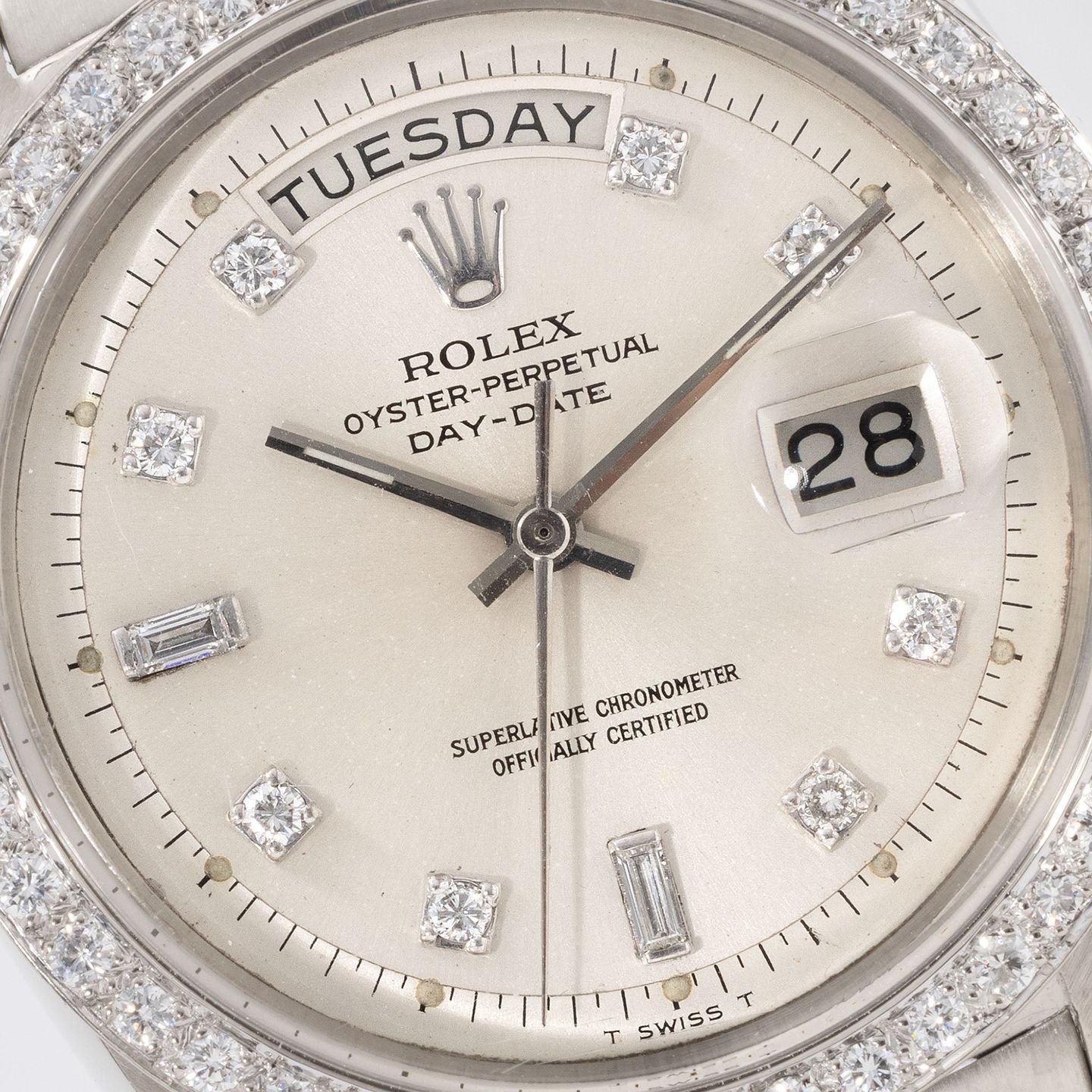 Rolex Day-Date 36 1803 (1966) - Silver dial 36 mm White Gold case (6/8)