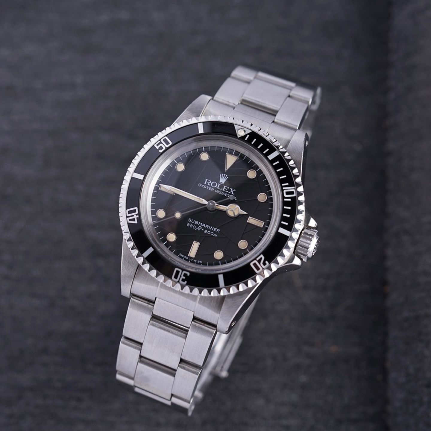 Rolex Submariner No Date 5513 (1984) - Zwart wijzerplaat 40mm Staal (8/8)