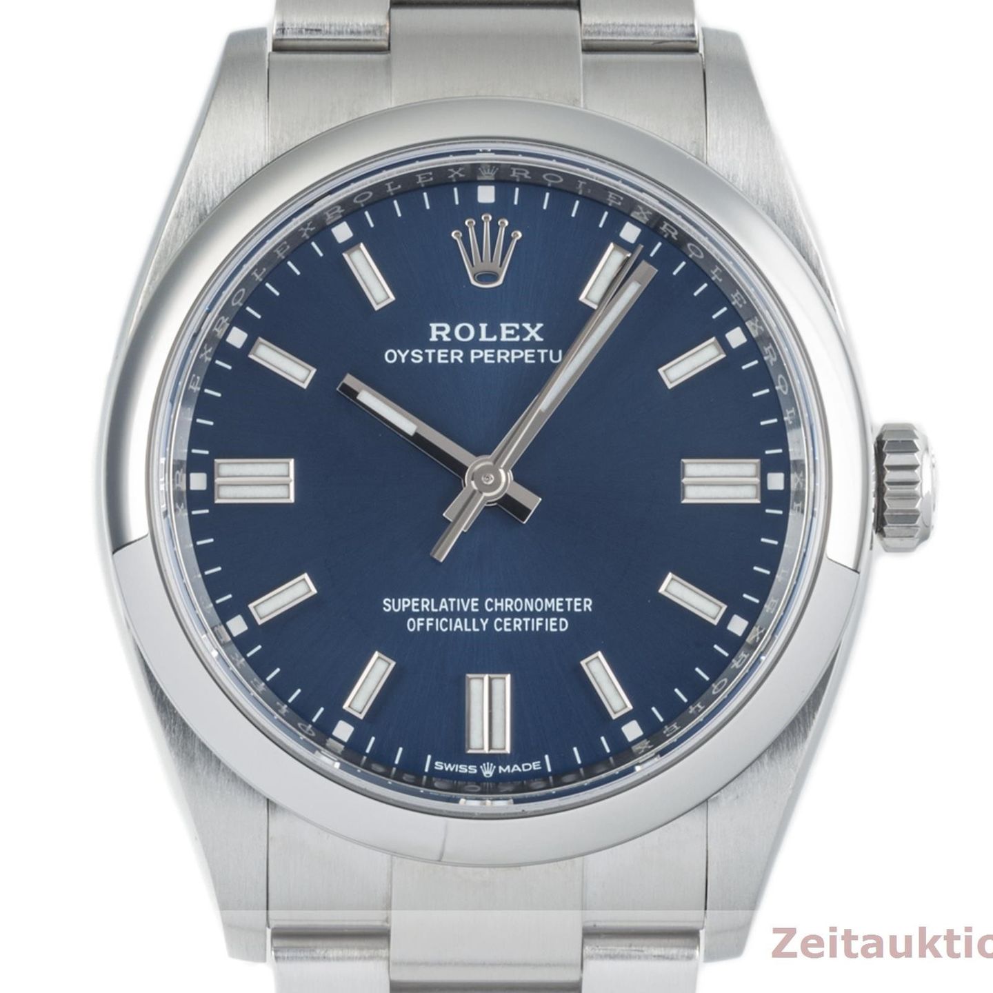 Rolex Oyster Perpetual 126000 (Unknown (random serial)) - Turquoise dial 36 mm Steel case (8/8)