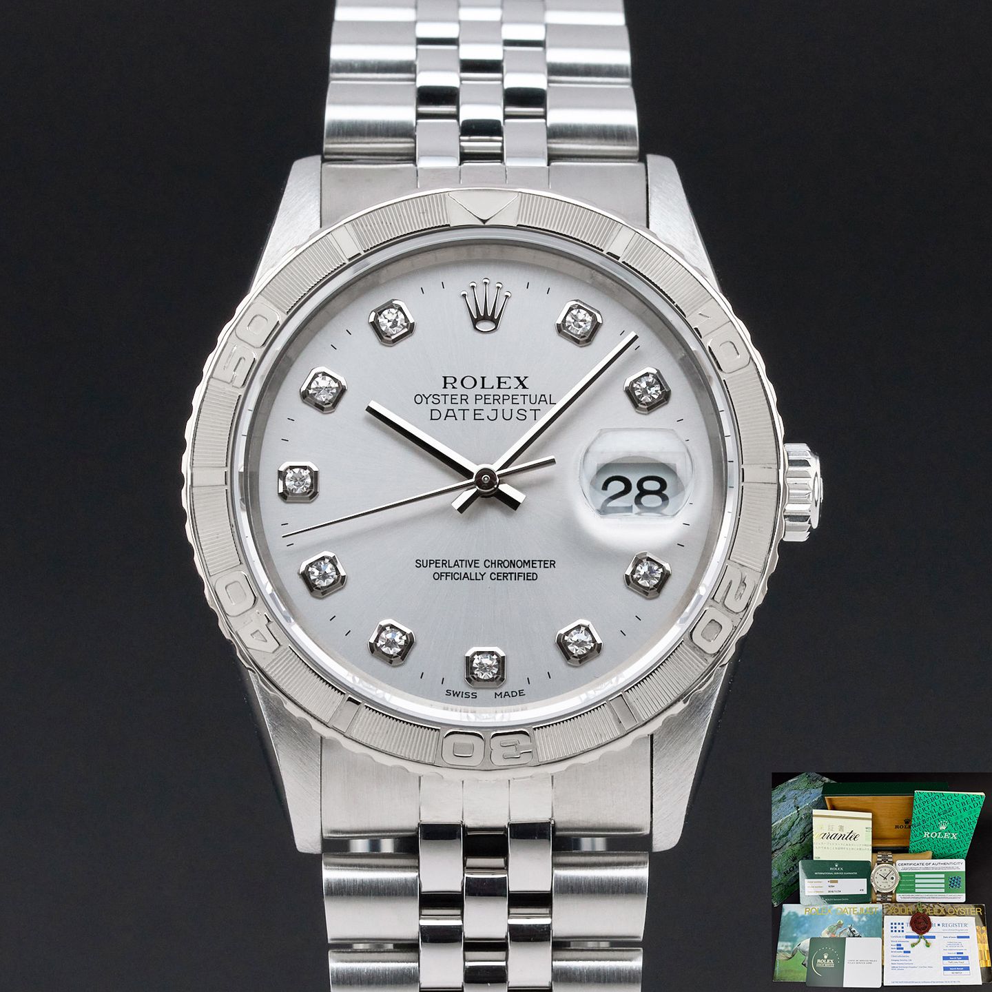 Rolex Datejust Turn-O-Graph 16264 (1999) - 36 mm Steel case (1/8)