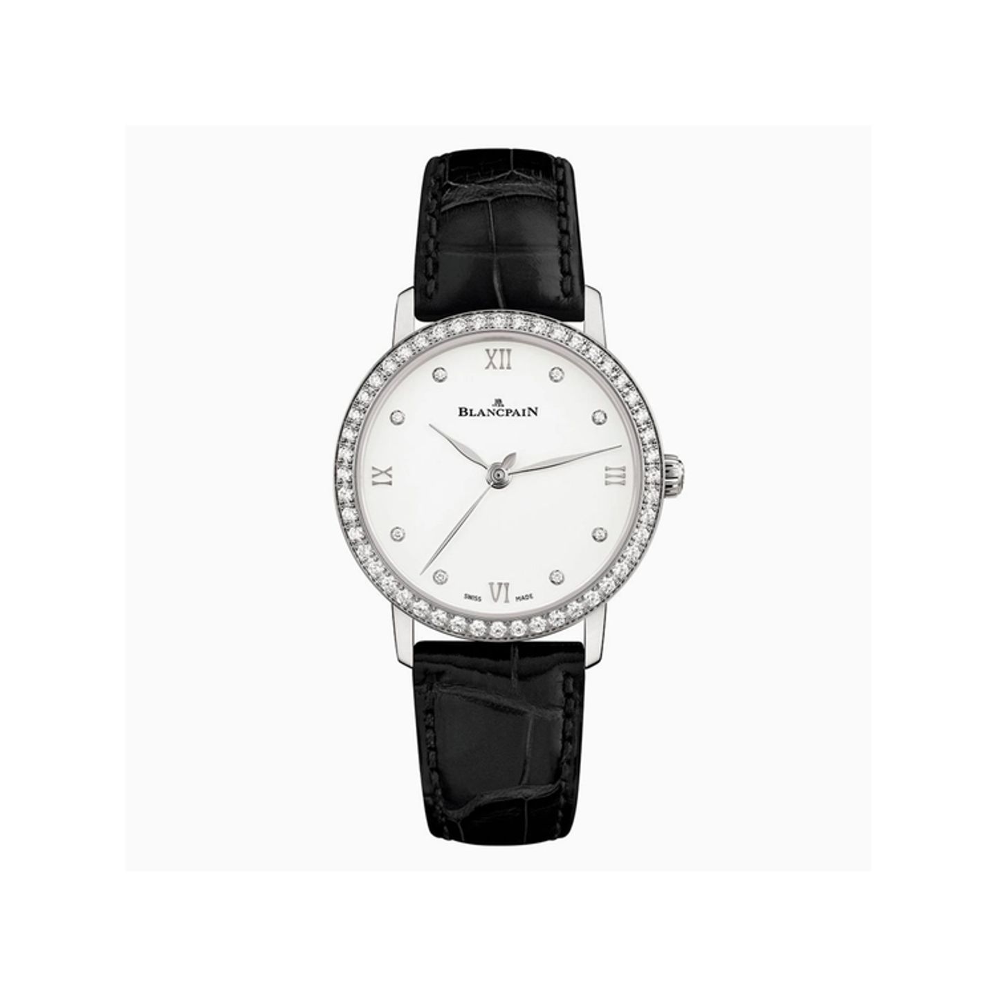 Blancpain Villeret Ultra-Slim 6104-4628-95A (2026) - Zilver wijzerplaat 30mm Staal (1/1)