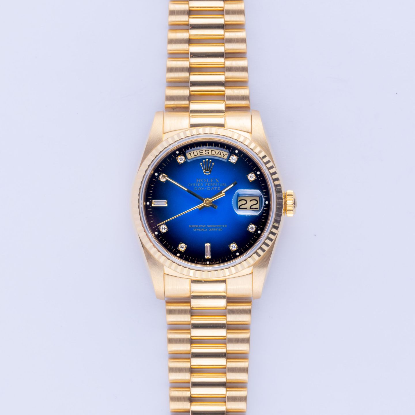 Rolex Day-Date 36 18238 (1988) - 36 mm Yellow Gold case (3/8)