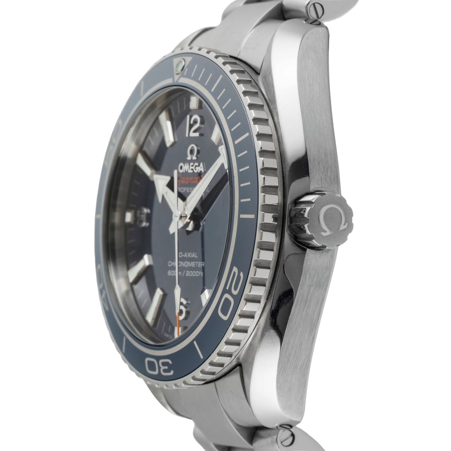Omega Seamaster Planet Ocean 232.90.42.21.03.001 (2016) - Blauw wijzerplaat 42mm Titanium (6/8)