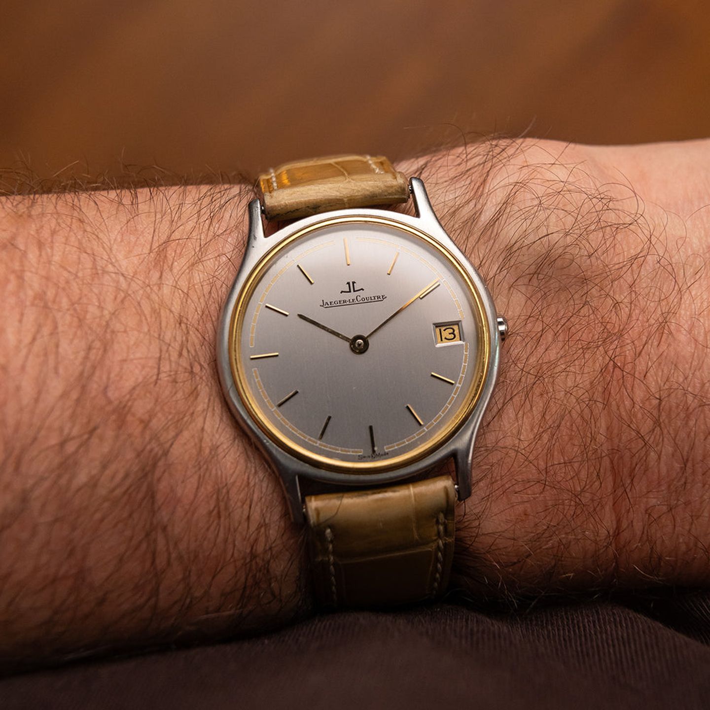 Jaeger-LeCoultre Heraion 140.113.5 (Unknown (random serial)) - Grey dial 33 mm Steel case (2/8)