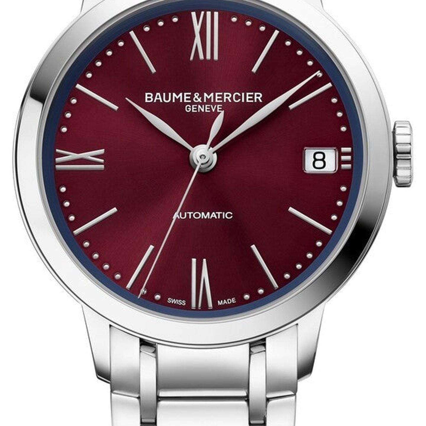 Baume & Mercier Classima M0A10691 (2026) - Rood wijzerplaat 34mm Staal (1/1)