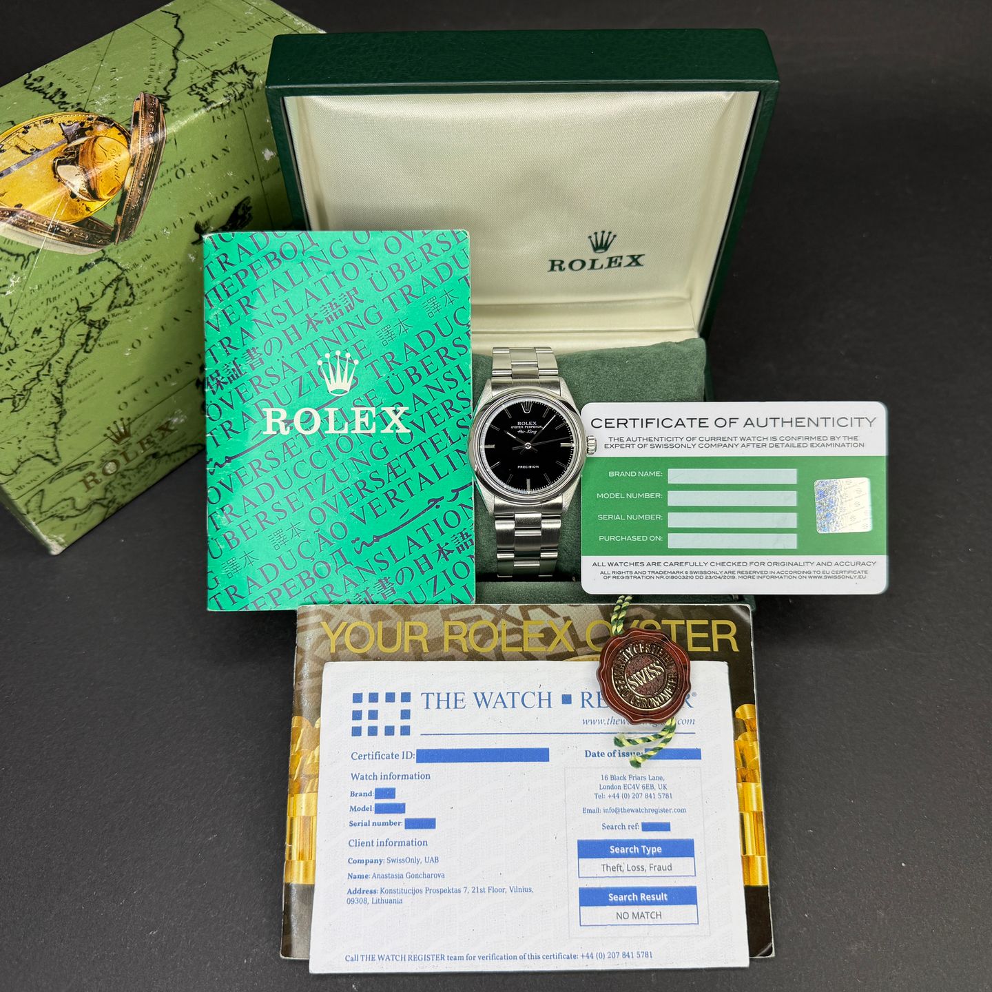 Rolex Air-King 5500 - (3/8)