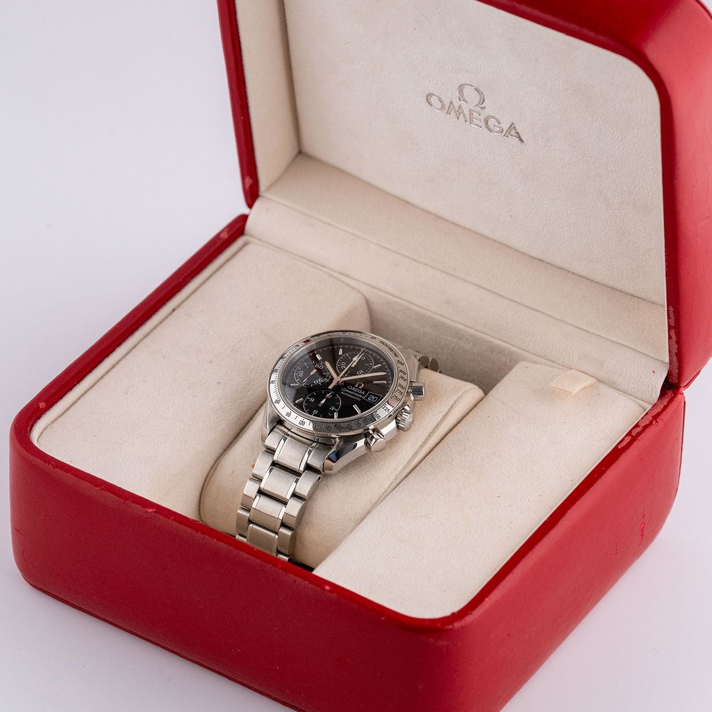 Omega Speedmaster Date 3513.50.00 (Onbekend (willekeurig serienummer)) - Zwart wijzerplaat 39mm Staal (5/5)