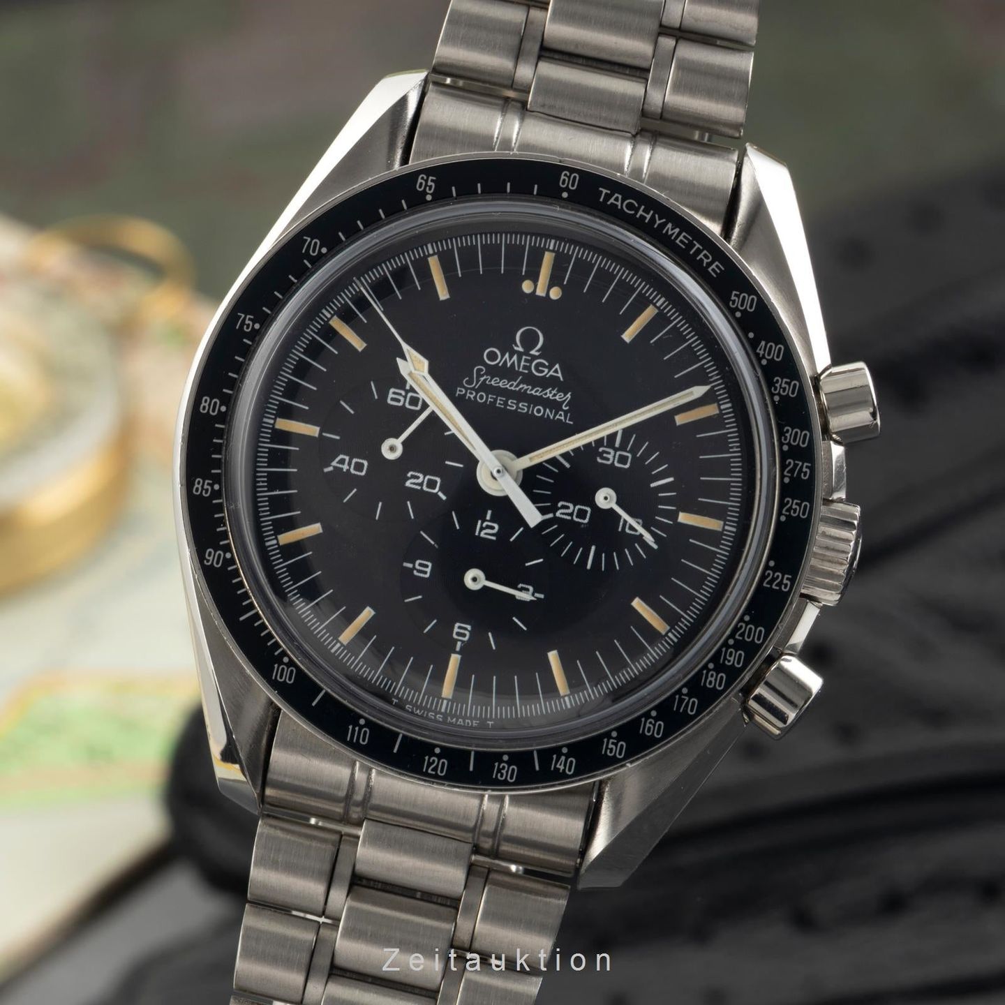 Omega Speedmaster Professional Moonwatch 3590.50.00 (Onbekend (willekeurig serienummer)) - Zwart wijzerplaat 42mm Staal (1/8)
