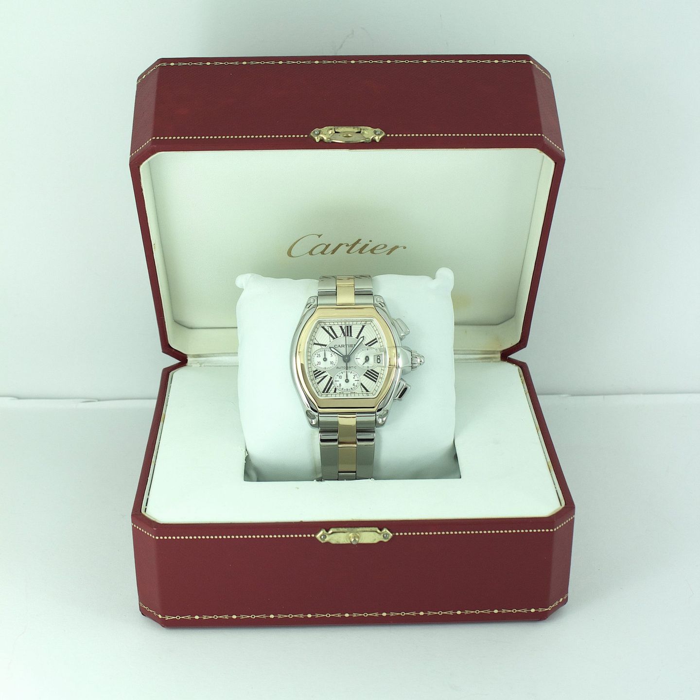 Cartier Roadster W62019X1 (Onbekend (willekeurig serienummer)) - 40mm Goud/Staal (6/8)