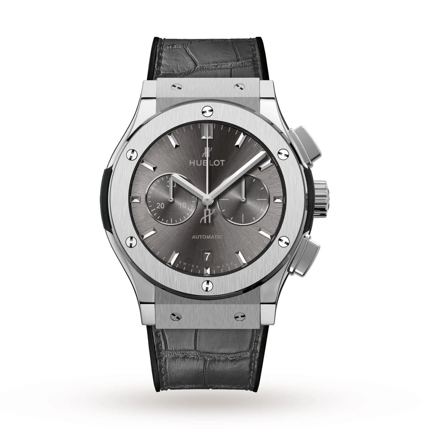 Hublot Classic Fusion Chronograph 541.NX.7070.LR (2024) - Grijs wijzerplaat 42mm Titanium (3/3)