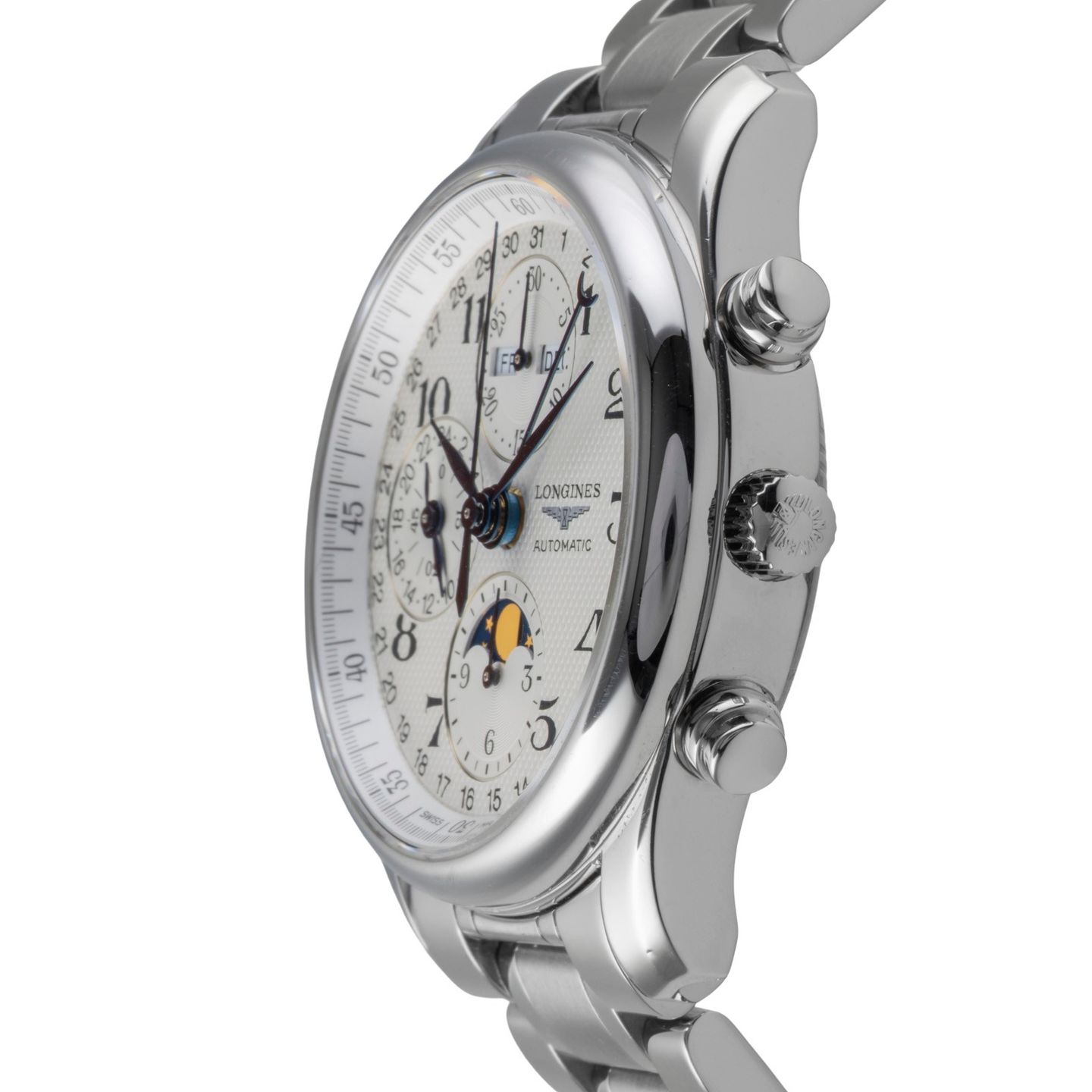 Longines Master Collection L2.673.4.78.6 (Unknown (random serial)) - White dial 40 mm Steel case (6/8)