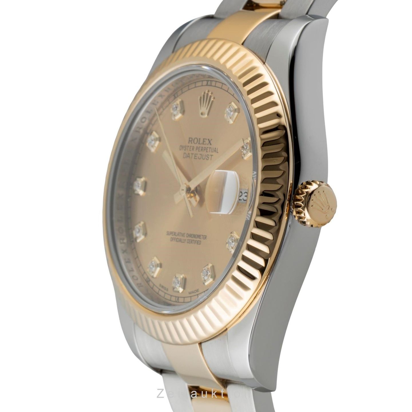 Rolex Datejust II 116333 (2014) - Champagne wijzerplaat 41mm Goud/Staal (5/8)