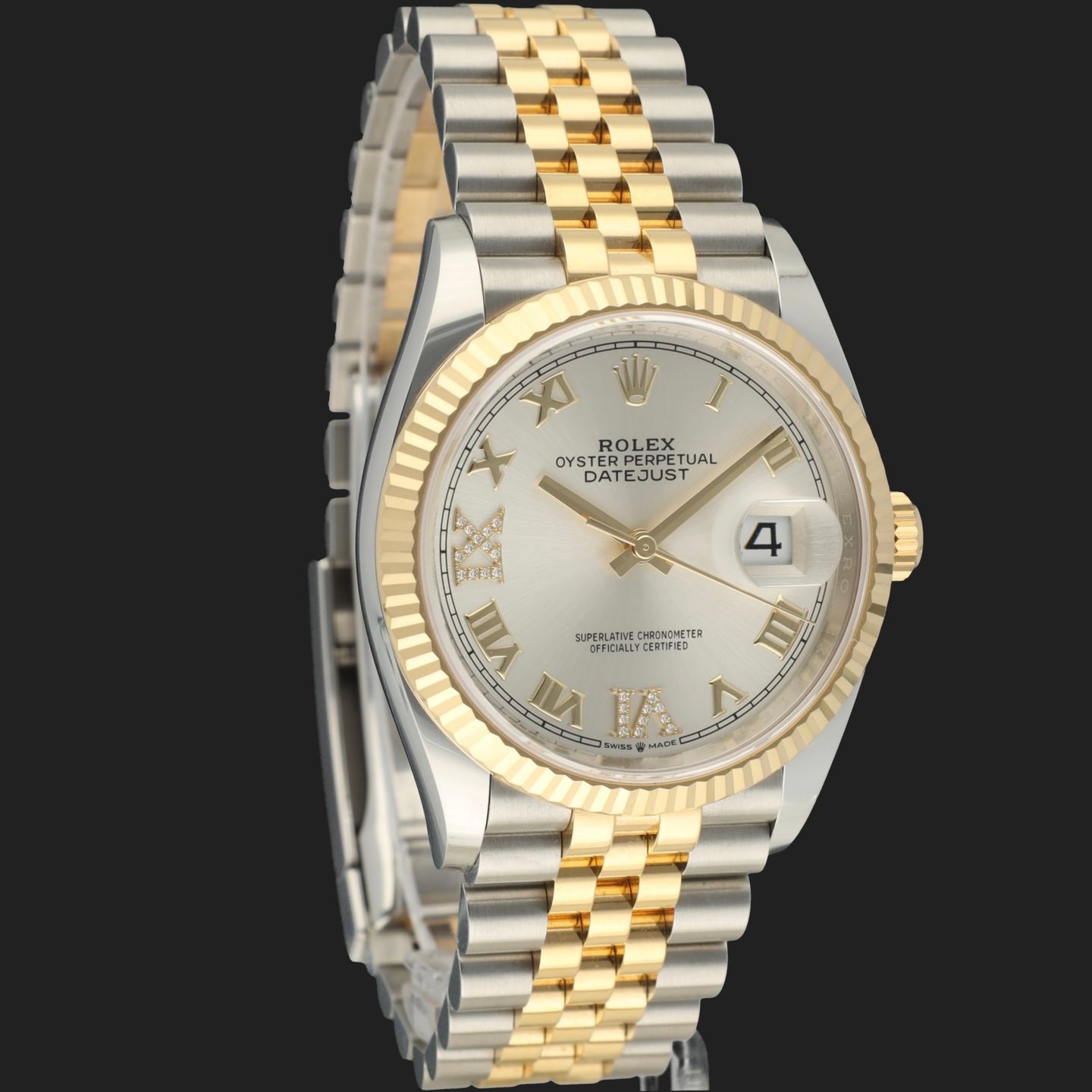 Rolex Datejust 36 126233 (2020) - 36mm Goud/Staal (4/8)