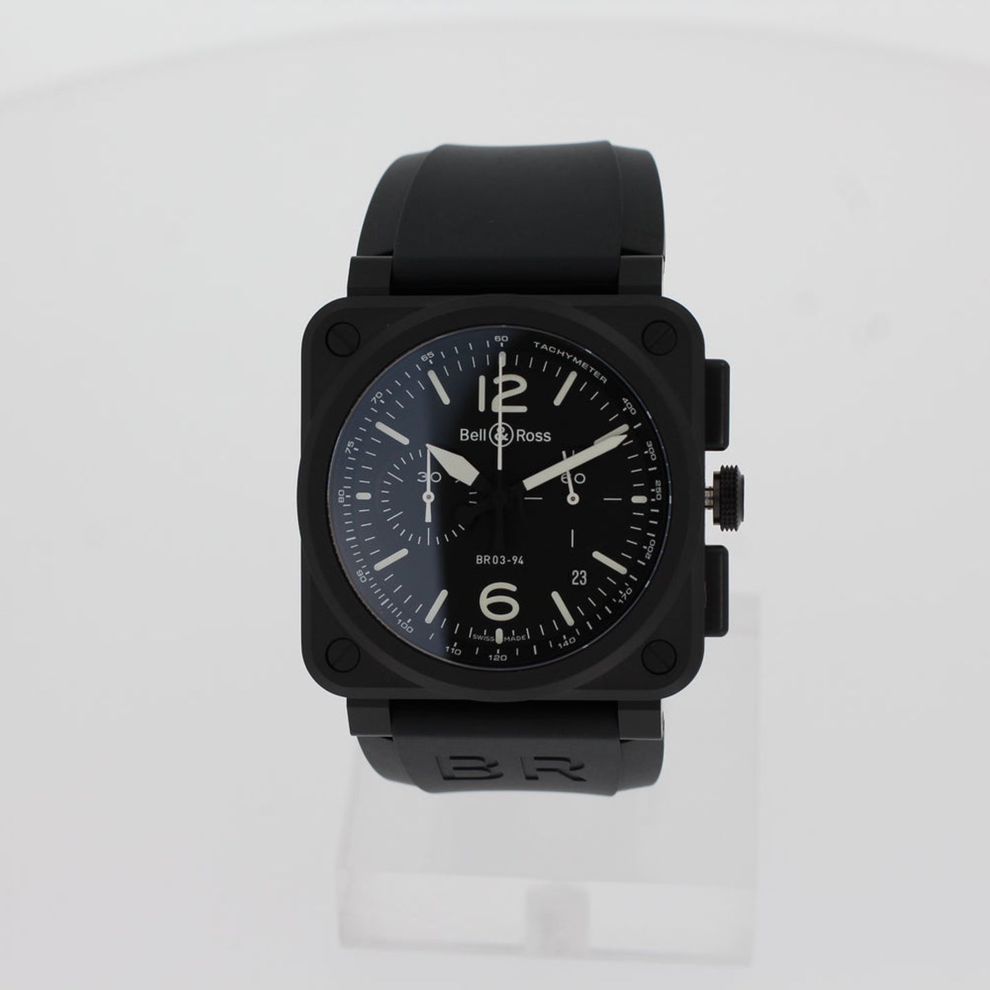 Bell & Ross BR 03-94 Chronographe BR0394-BL-CE (2025) - Black dial 43 mm Ceramic case (1/5)