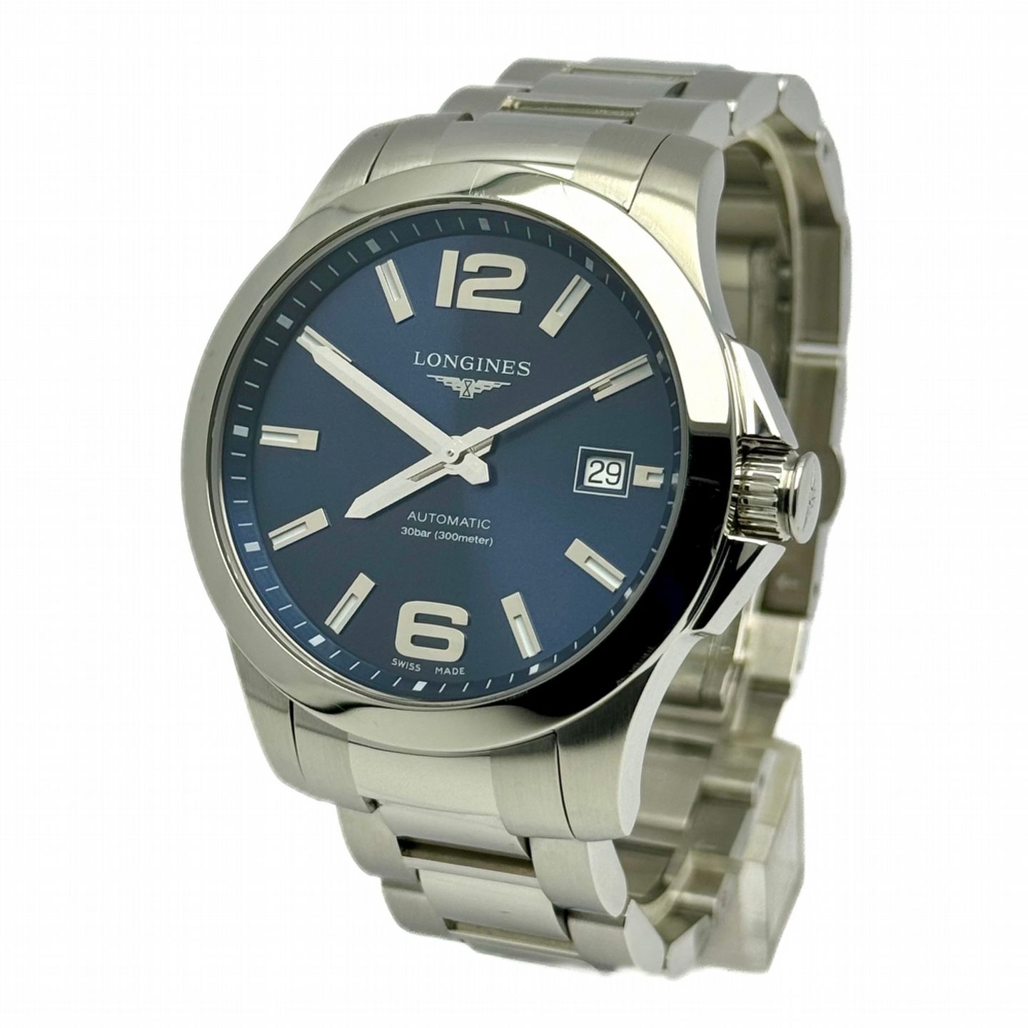 Longines Conquest L3.776.4.99.6 (2023) - Blauw wijzerplaat 39mm Staal (1/10)