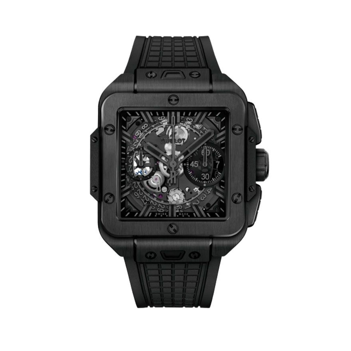 Hublot Square Bang 821.CX.0140.RX (2022) - Zwart wijzerplaat 42mm Keramiek (1/1)