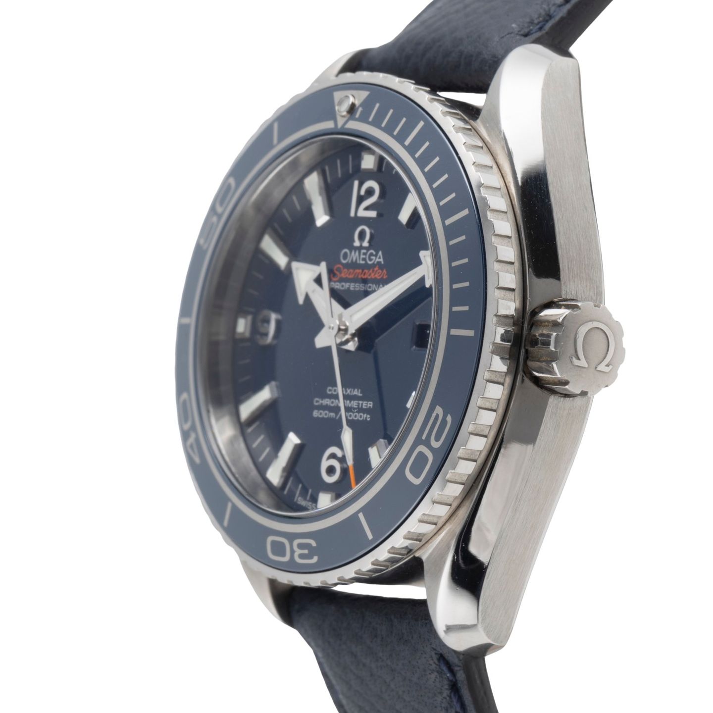 Omega Seamaster Planet Ocean 232.92.38.20.03.001 (Unknown (random serial)) - Blue dial 38 mm Titanium case (6/8)
