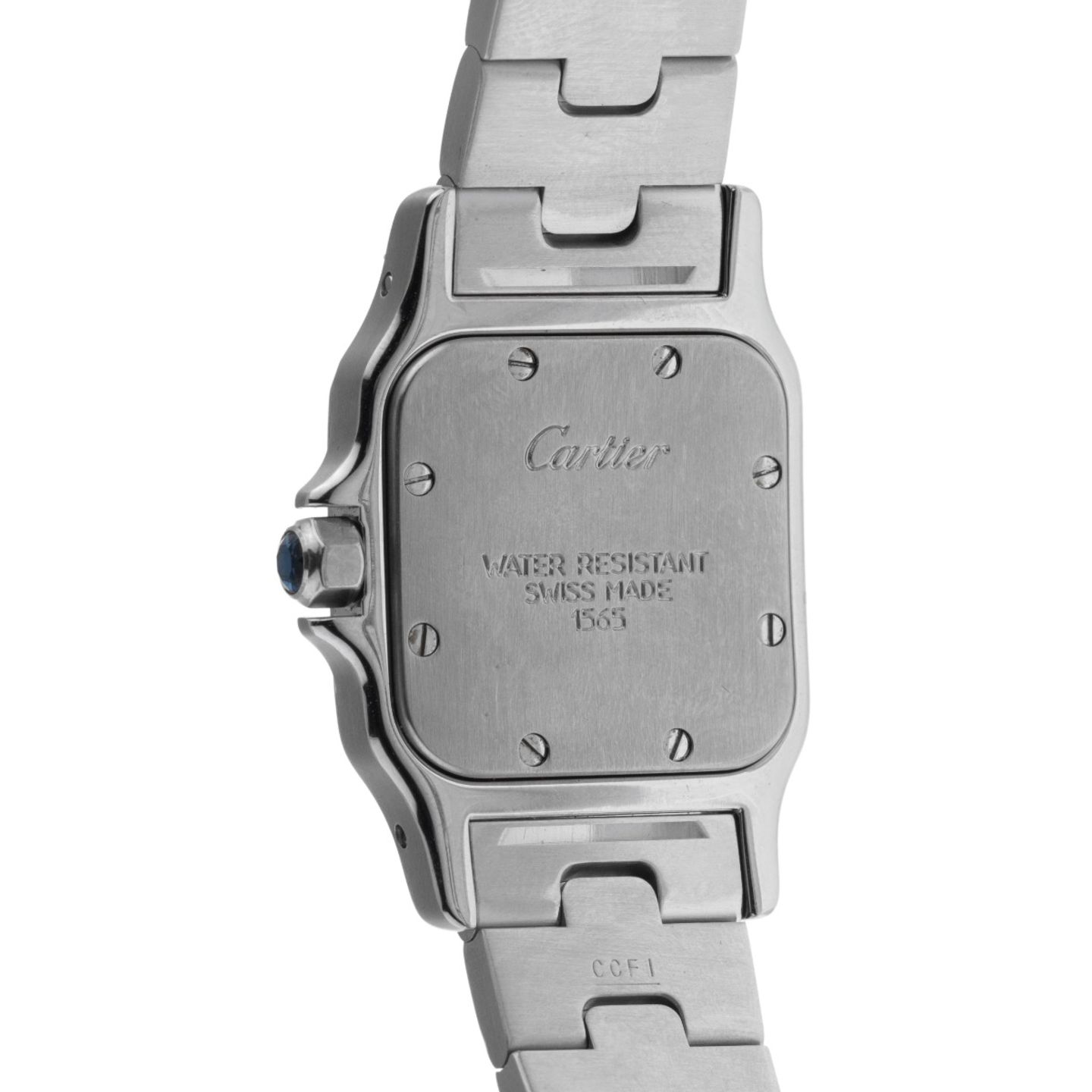 Cartier Santos Galbée 1565 (2004) - 24 mm Steel case (6/8)