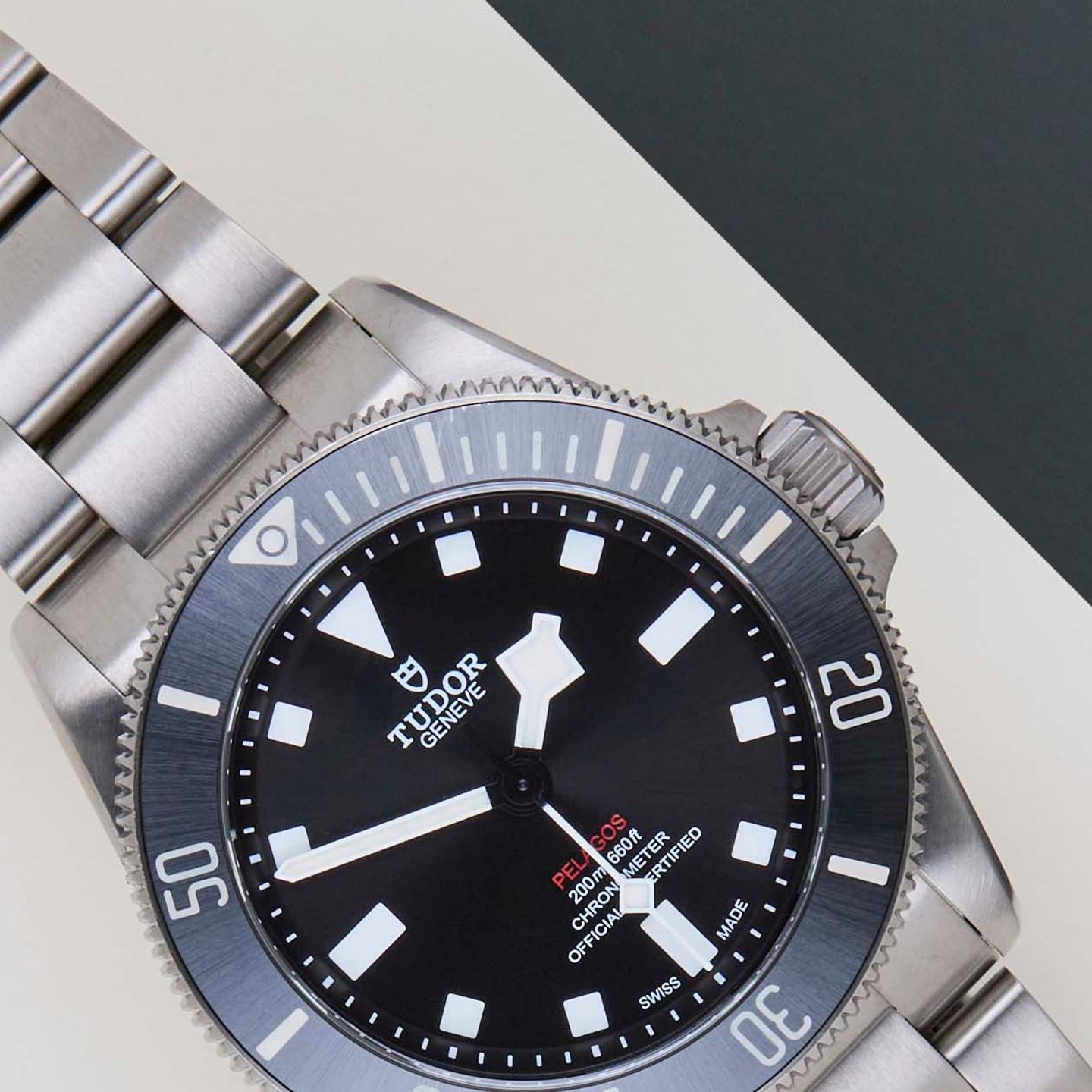 Tudor Pelagos 25407N (2022) - Black dial 39 mm Titanium case (3/8)