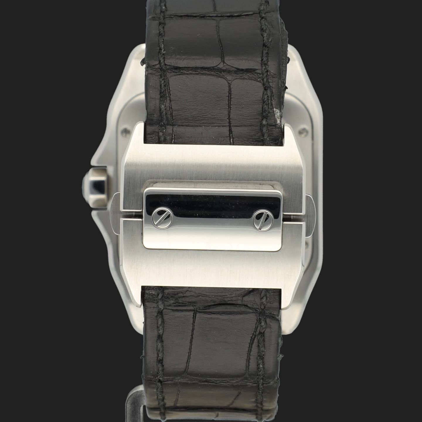 Cartier Santos 100 W20106X8 (2008) - Wit wijzerplaat 33mm Staal (6/8)