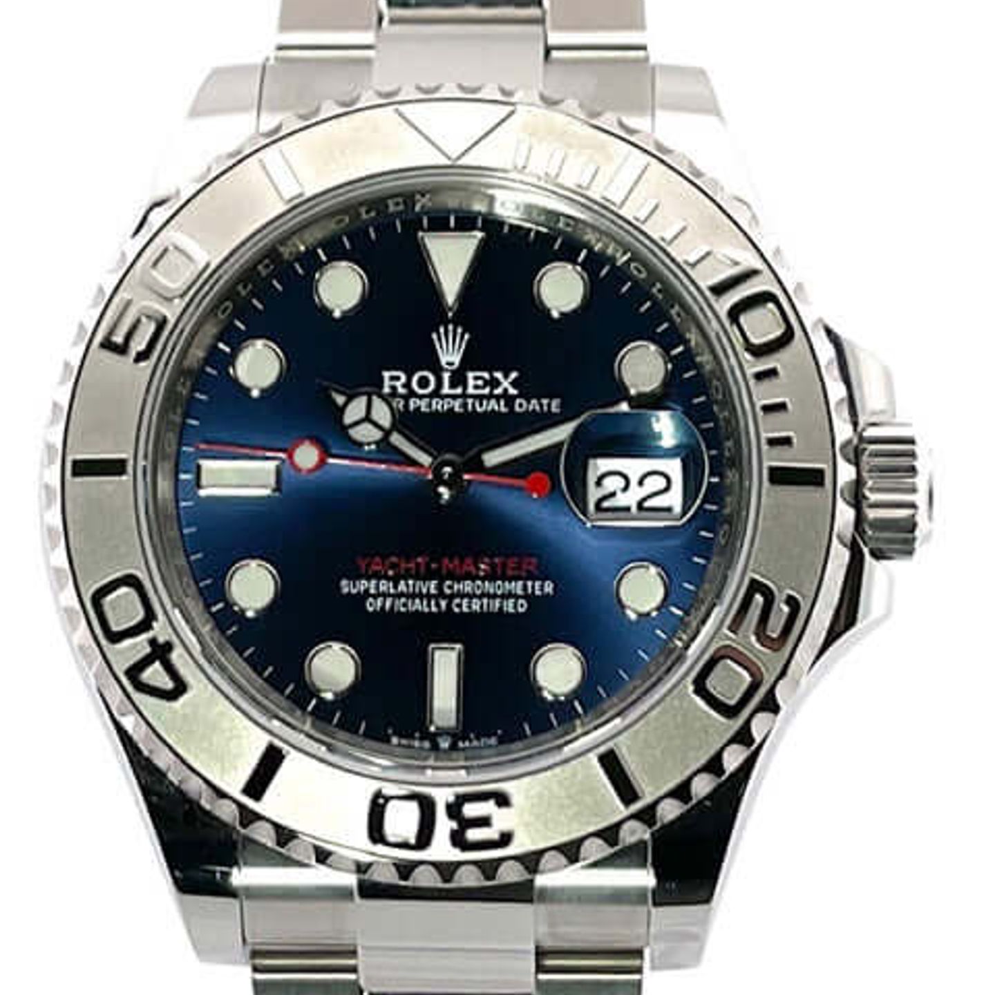 Rolex Yacht-Master 40 126622 (2024) - Blauw wijzerplaat 40mm Staal (1/8)