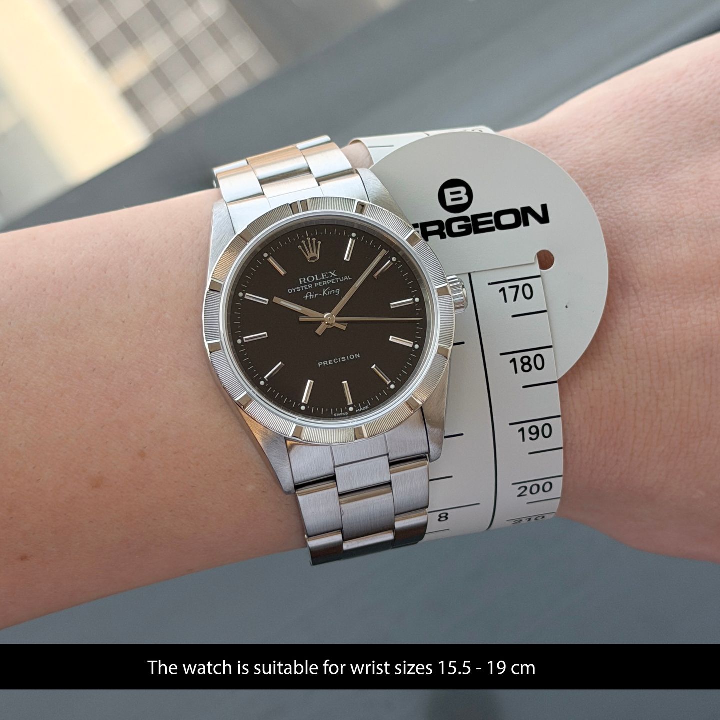 Rolex Air-King 14010 (1999) - 34mm Staal (2/8)