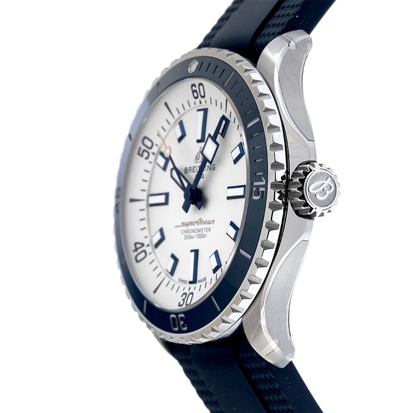 Breitling Superocean 42 A17375E71G1S1 (2025) - White dial 42 mm Steel case (4/7)