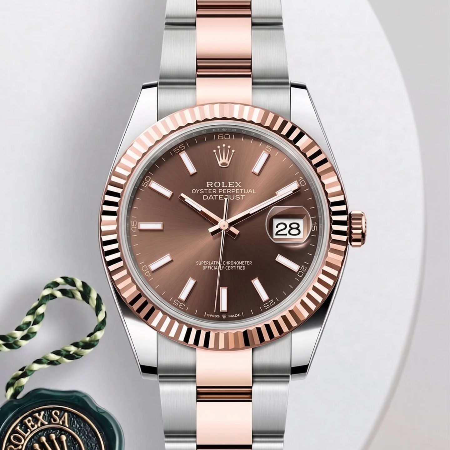 Rolex Datejust 41 126331 (2026) - Brown dial 41 mm Gold/Steel case (1/5)