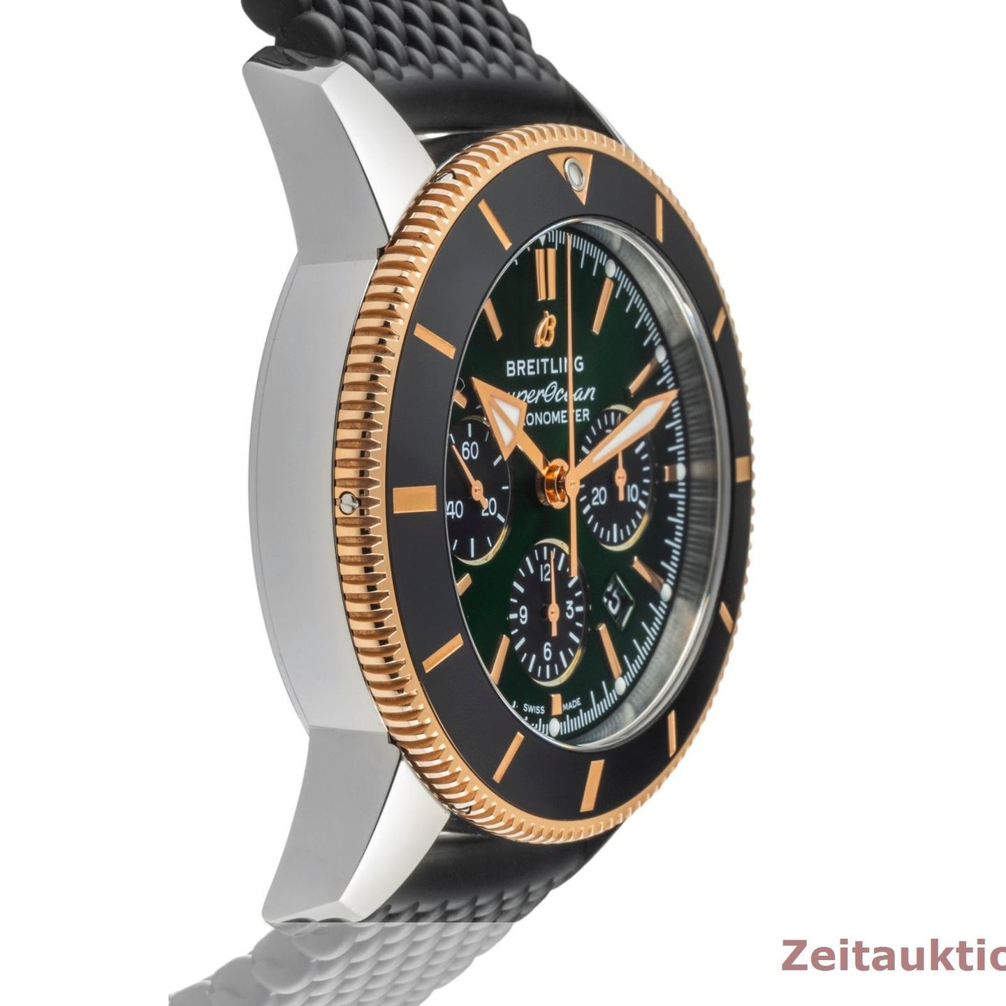 Breitling Superocean Heritage II Chronograph UB01622A1L1S1 (2022) - Green dial 44 mm Steel case (7/8)