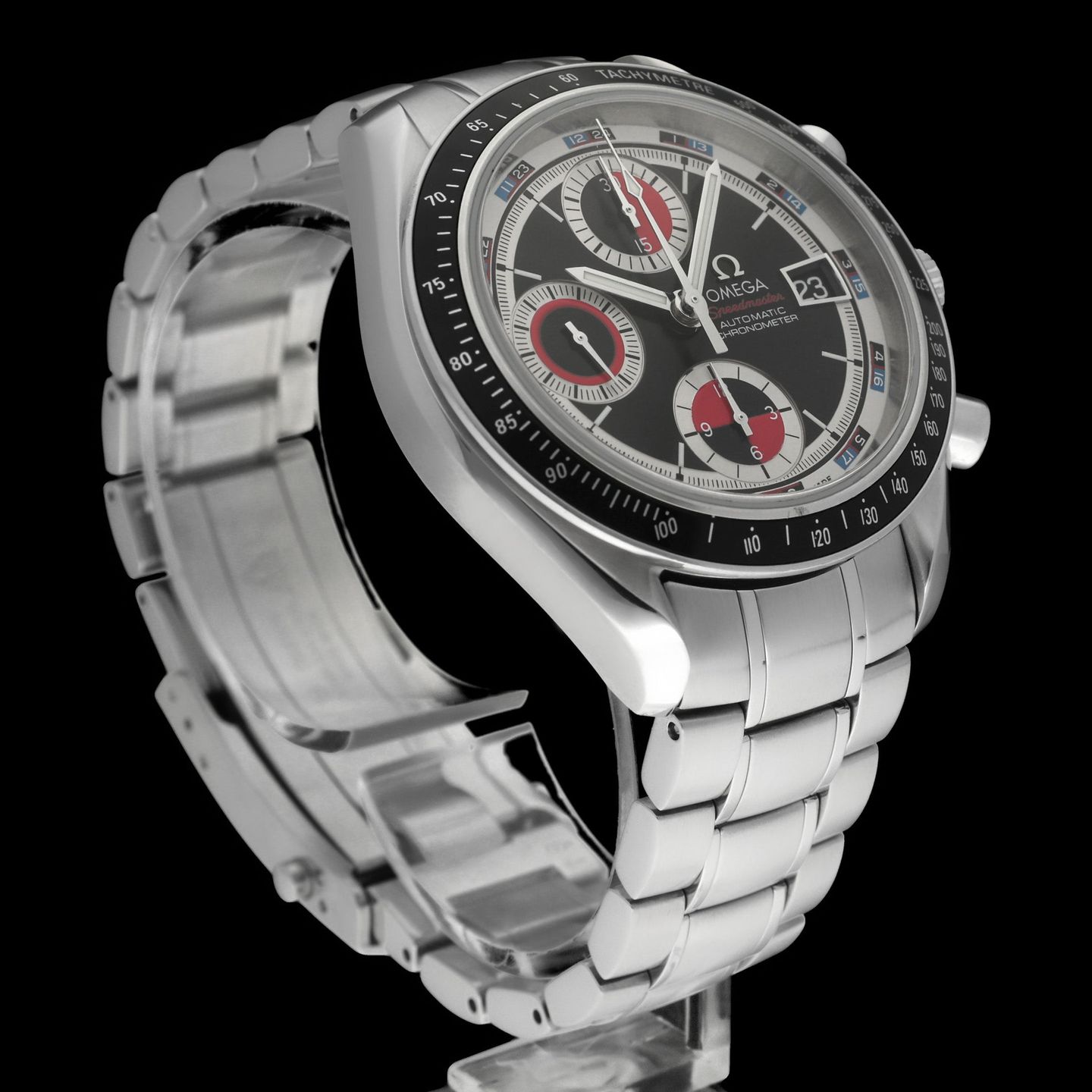 Omega Speedmaster Date 3210.52.00 (2008) - Black dial 40 mm Steel case (6/8)