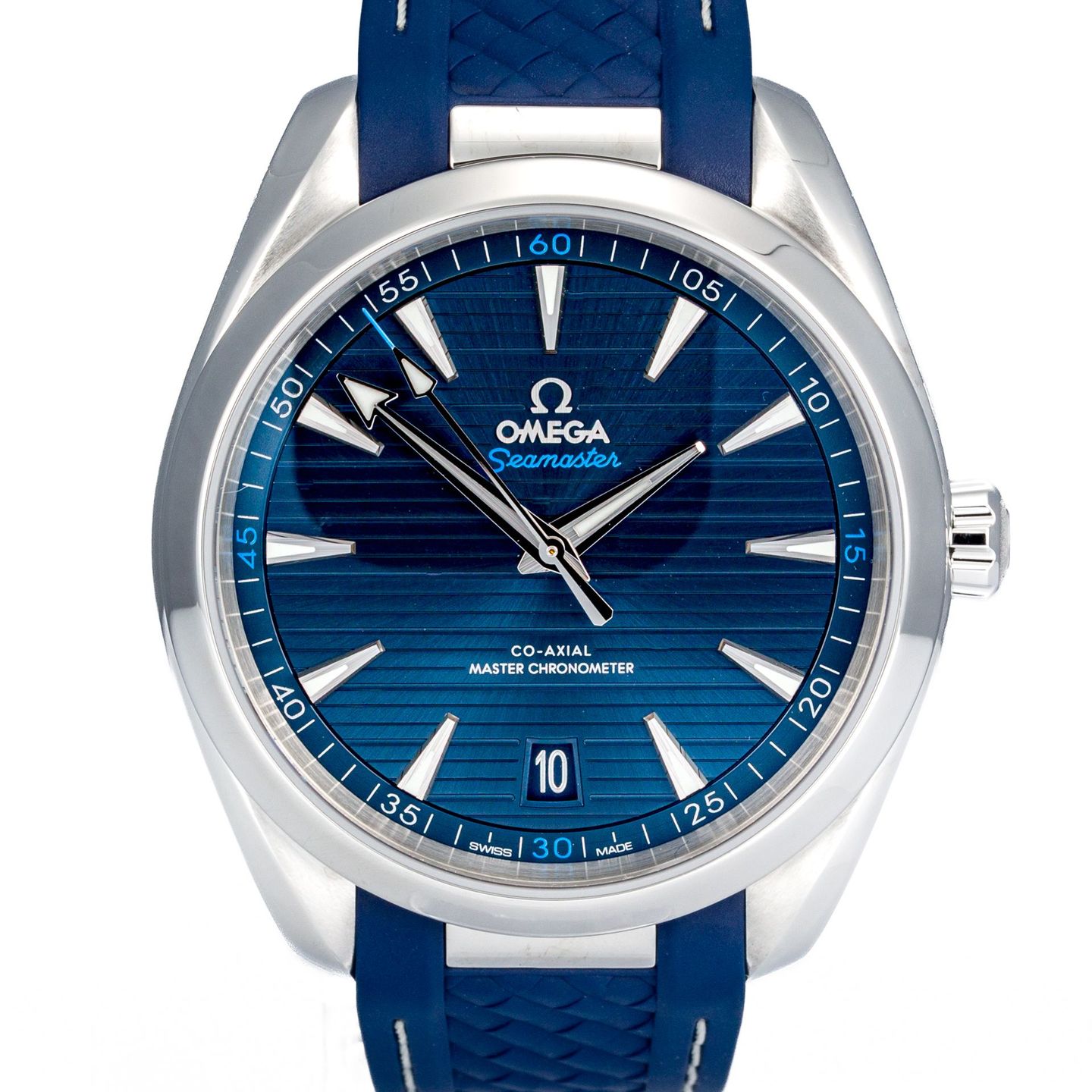 Omega Seamaster Aqua Terra 220.12.41.21.03.001 (2020) - Blue dial 41 mm Steel case (1/5)