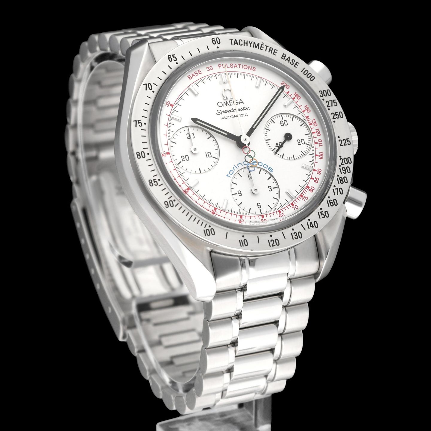 Omega Speedmaster 3538.30 (2007) - White dial 39 mm Steel case (4/8)