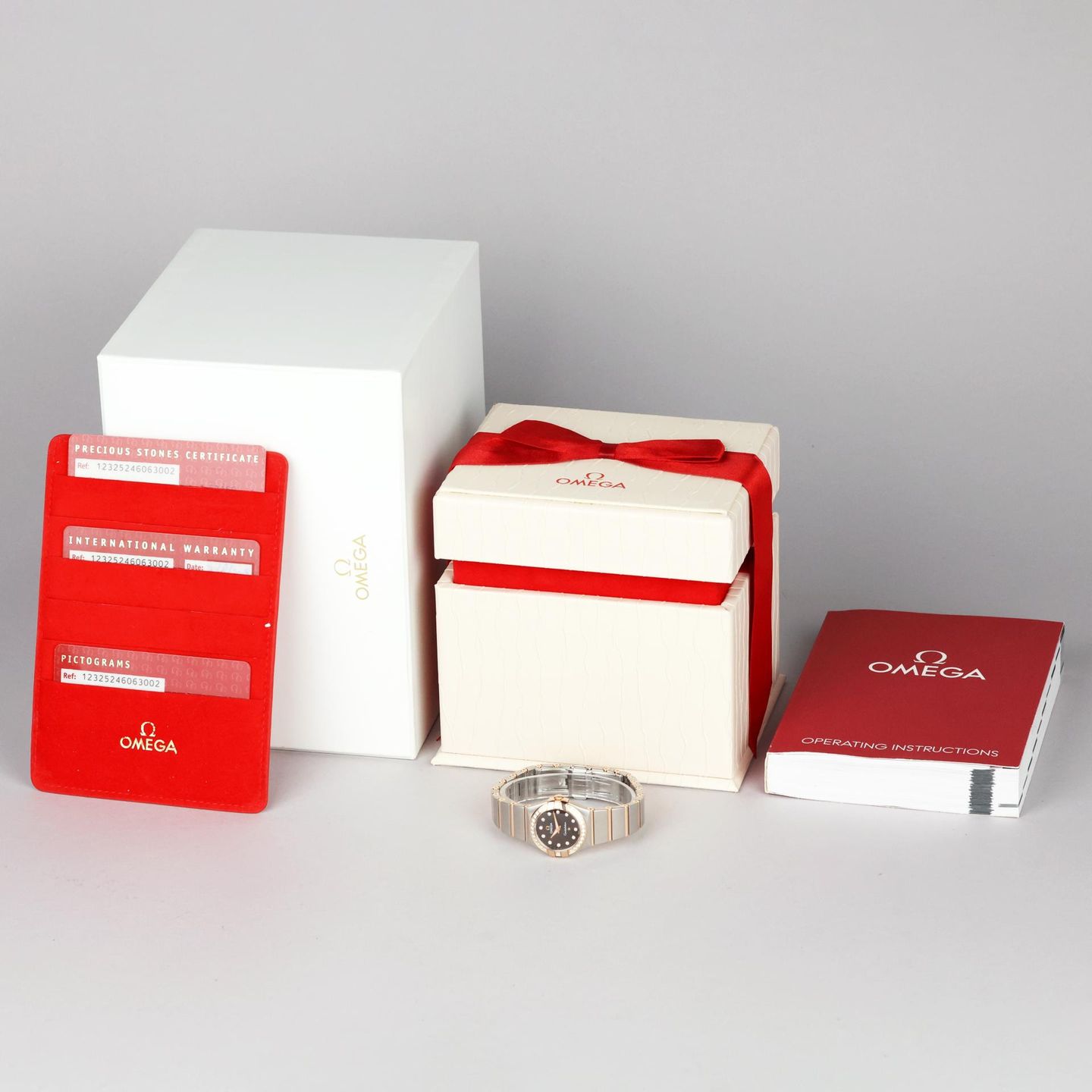 Omega Constellation Quartz 123.25.24.60.63.002 (2019) - Bruin wijzerplaat 24mm Staal (8/8)