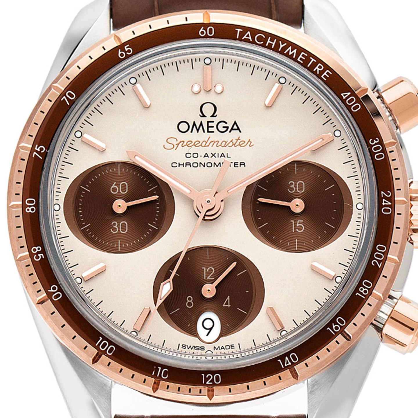 Omega Speedmaster 324.23.38.50.02.002 (2025) - Beige dial 38 mm Steel case (1/7)