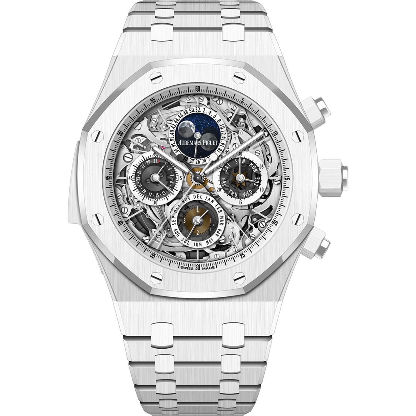 Audemars Piguet Royal Oak 26605CB.OO.1248CB.01 (2025) - Transparent dial 44 mm Ceramic case (1/1)