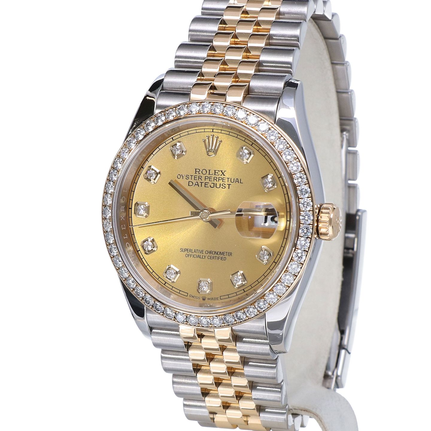 Rolex Datejust 36 126283RBR (2018) - Champagne dial 36 mm Steel case (2/6)