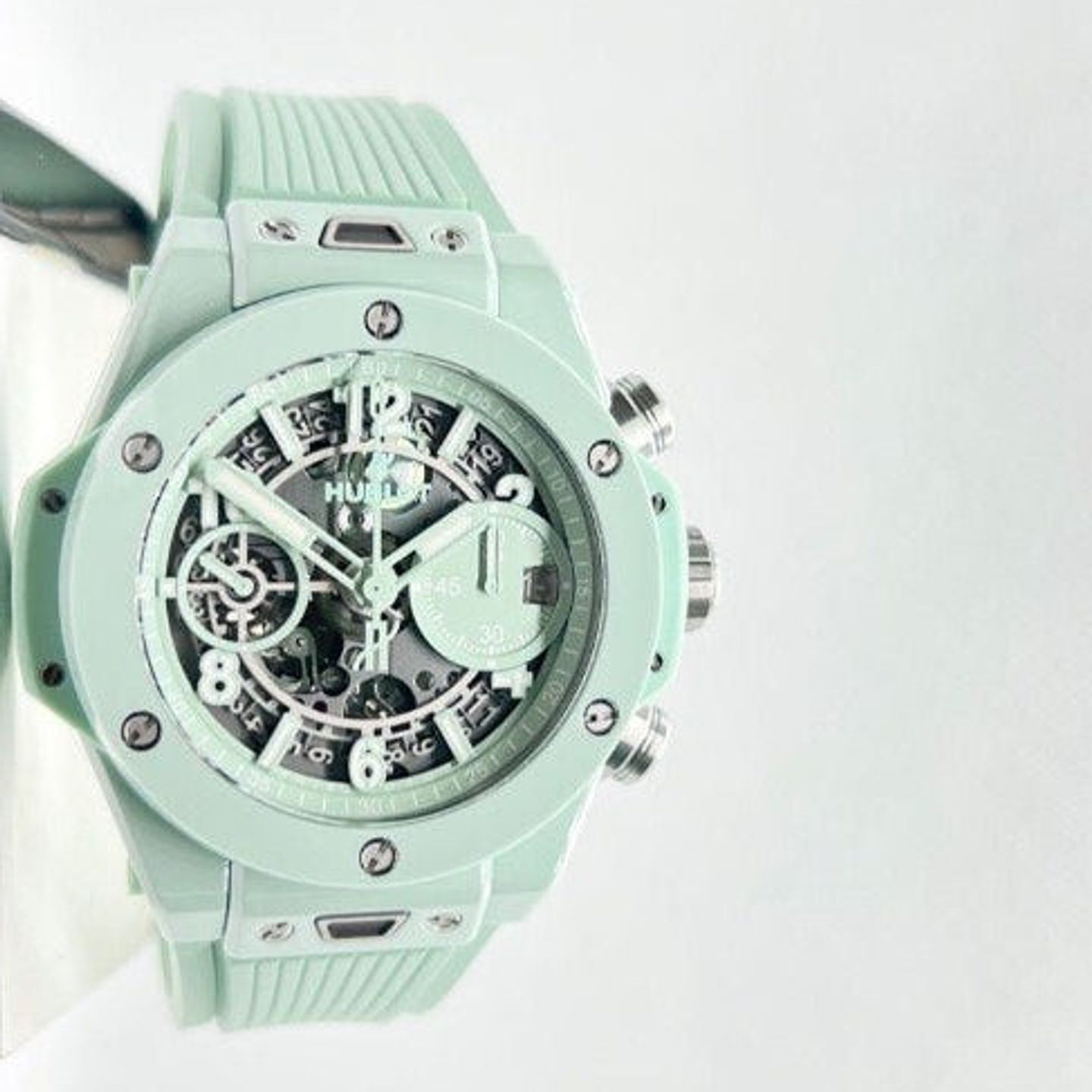 Hublot Big Bang Unico 441.GS.5221.RX (2025) - Green dial 42 mm Ceramic case (1/1)
