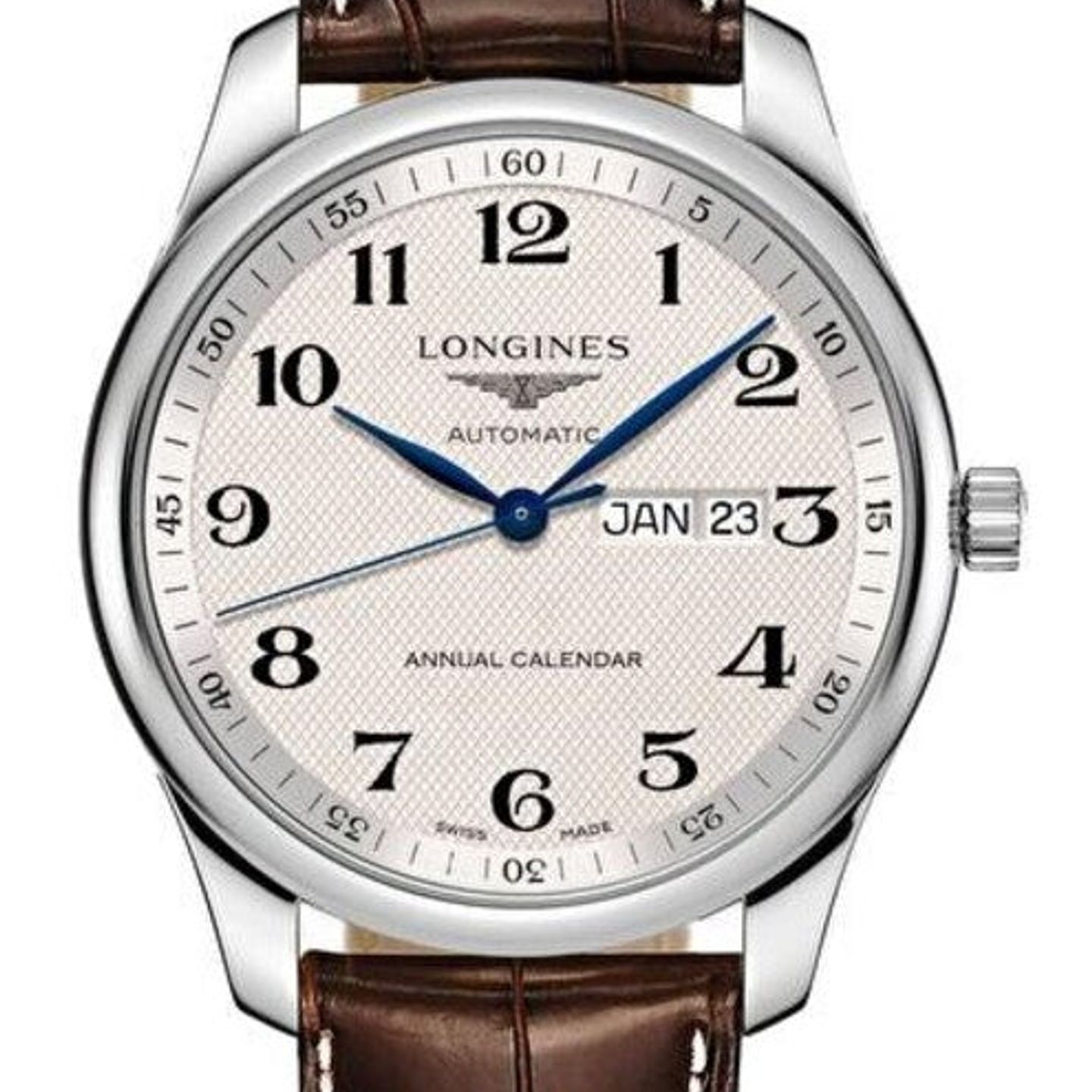 Longines Master Collection L2.920.4.78.3 (2026) - Zilver wijzerplaat 42mm Staal (1/1)