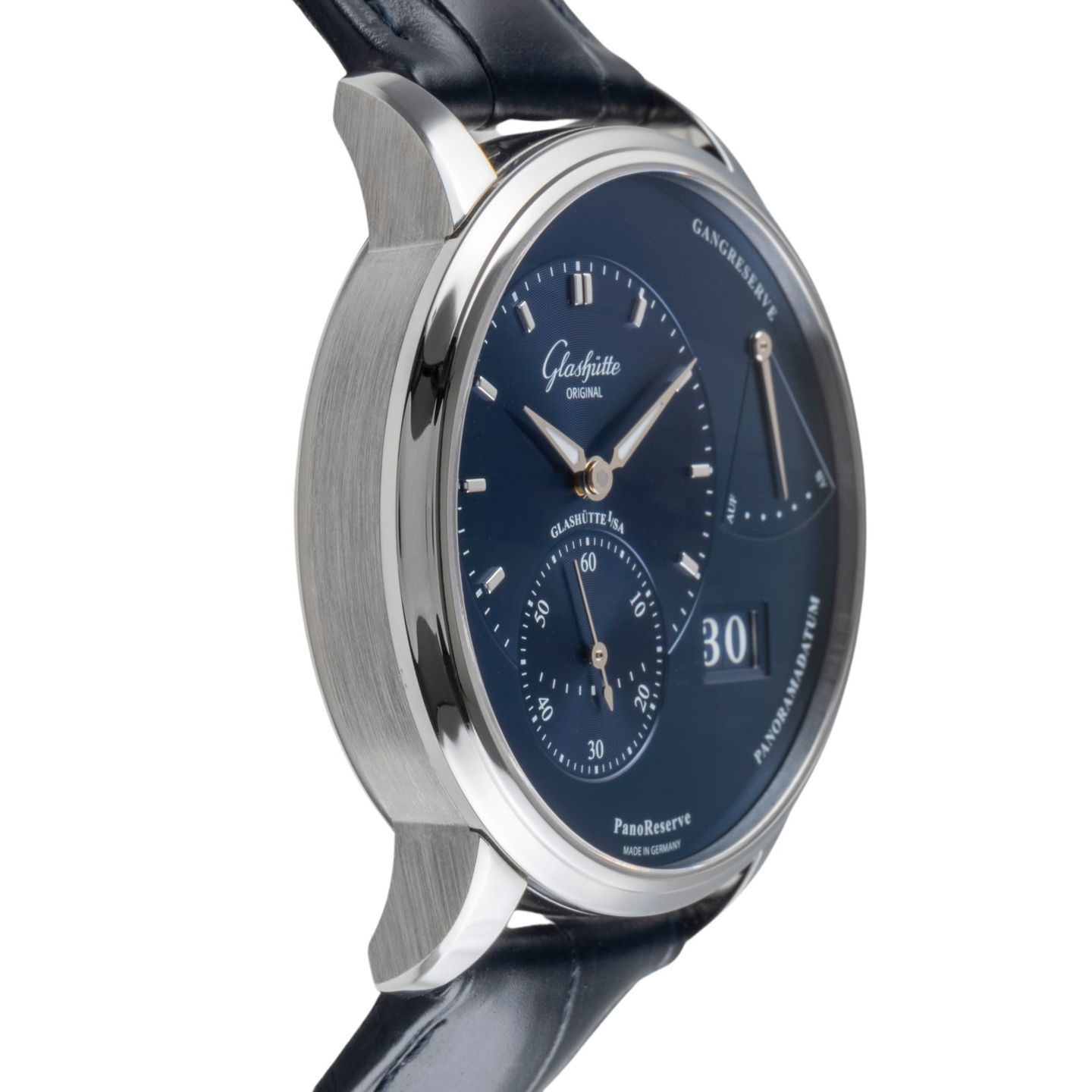 Mühle Glashütte 29er Big M1-25-33-MB (2022) - Black dial 43 mm Steel case (7/8)