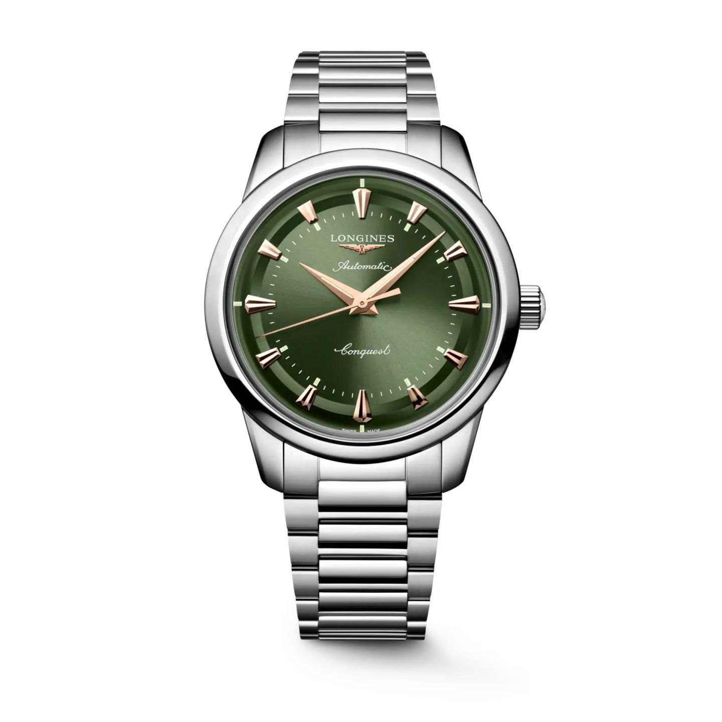 Longines Conquest Heritage L1.650.4.02.6 (2025) - Green dial 40 mm Steel case (1/1)