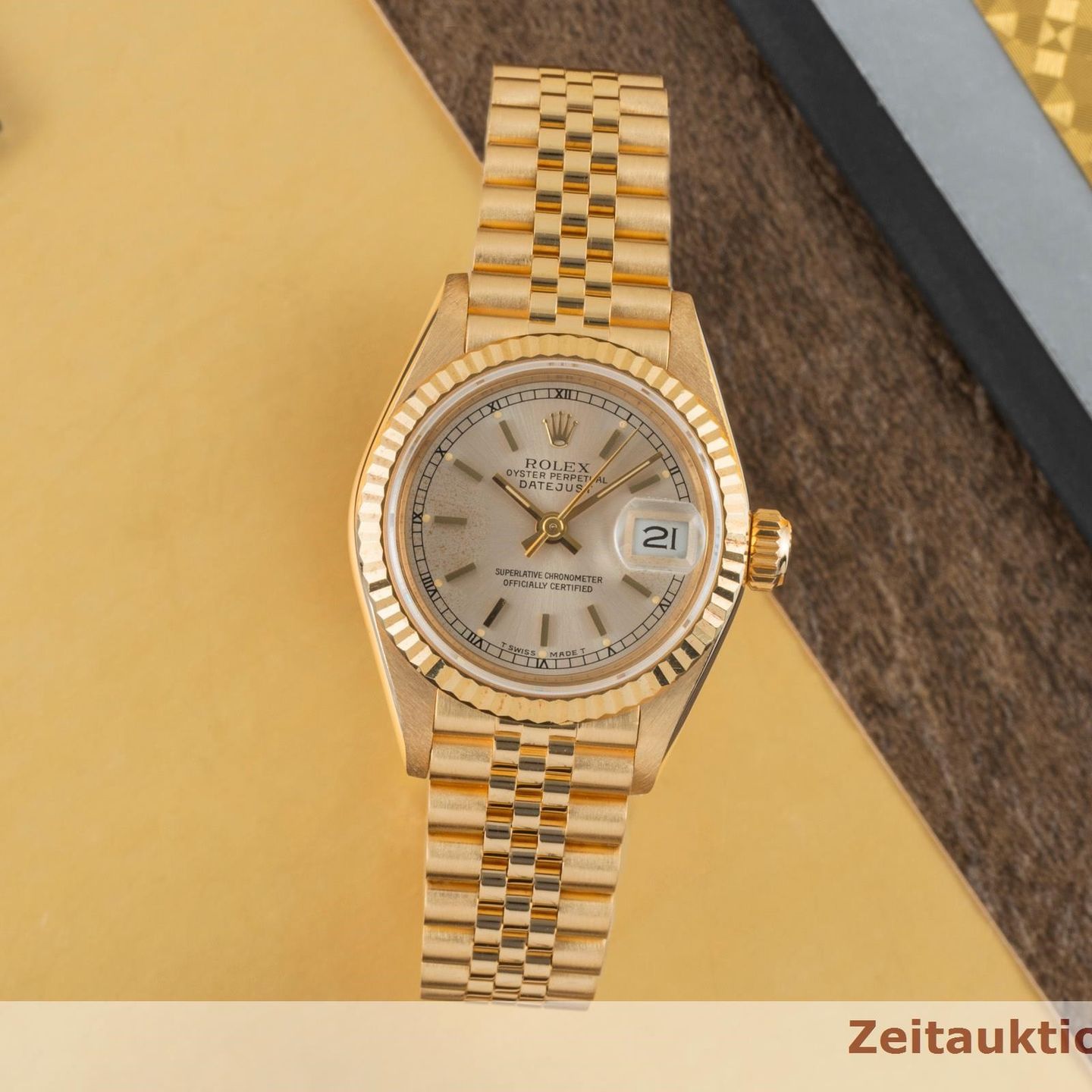 Rolex Lady-Datejust 69178 (Unknown (random serial)) - 26 mm Yellow Gold case (1/8)