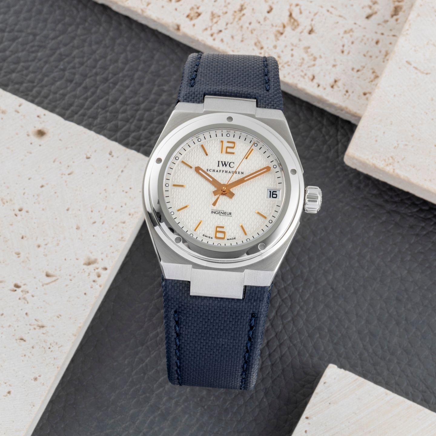 IWC Ingenieur IW451504 (2010) - Silver dial 34 mm Steel case (1/8)