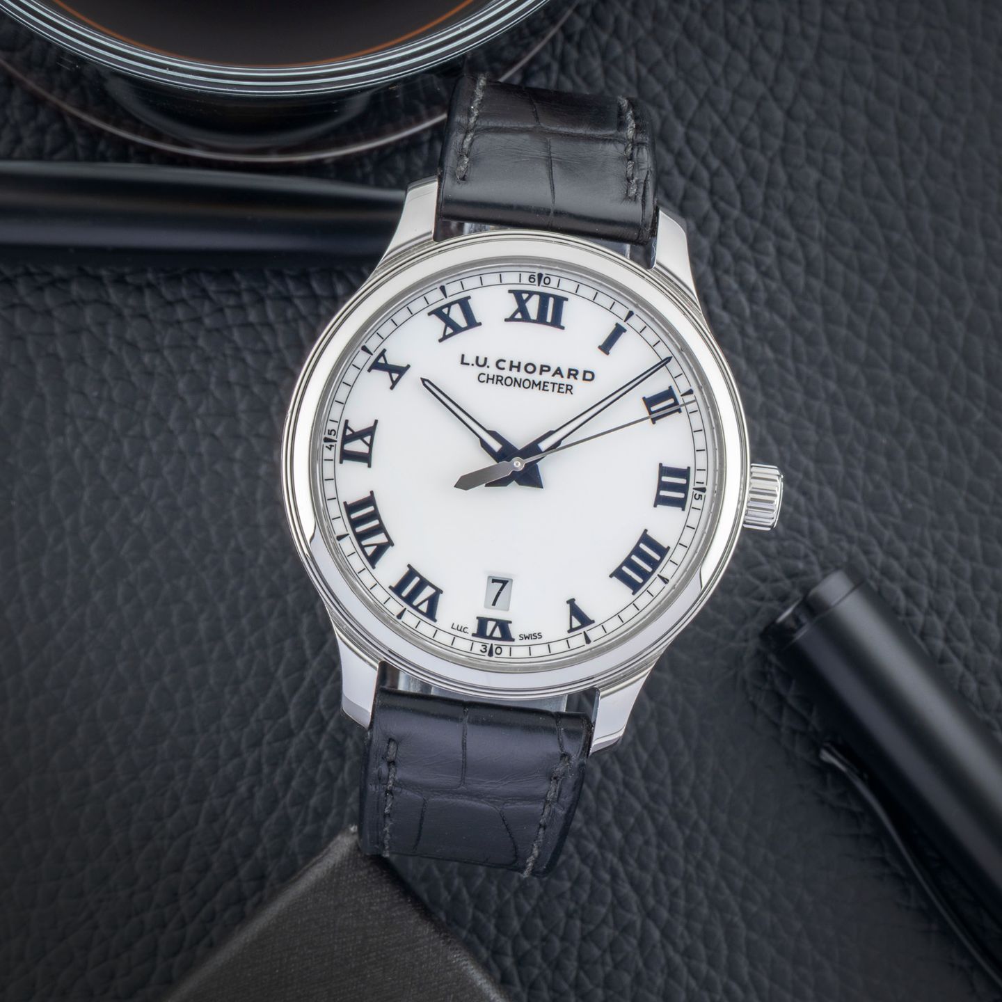 Chopard L.U.C 168544-3001 (2012) - White dial 42 mm Steel case (1/8)