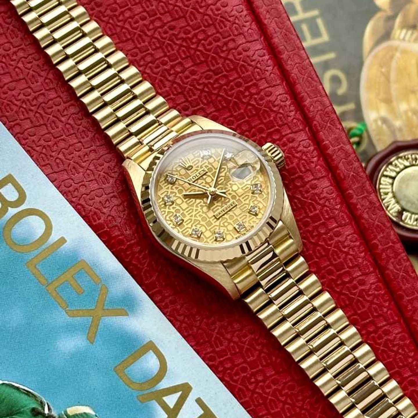Rolex Lady-Datejust 79178 (1999) - Goud wijzerplaat 26mm Geelgoud (3/8)