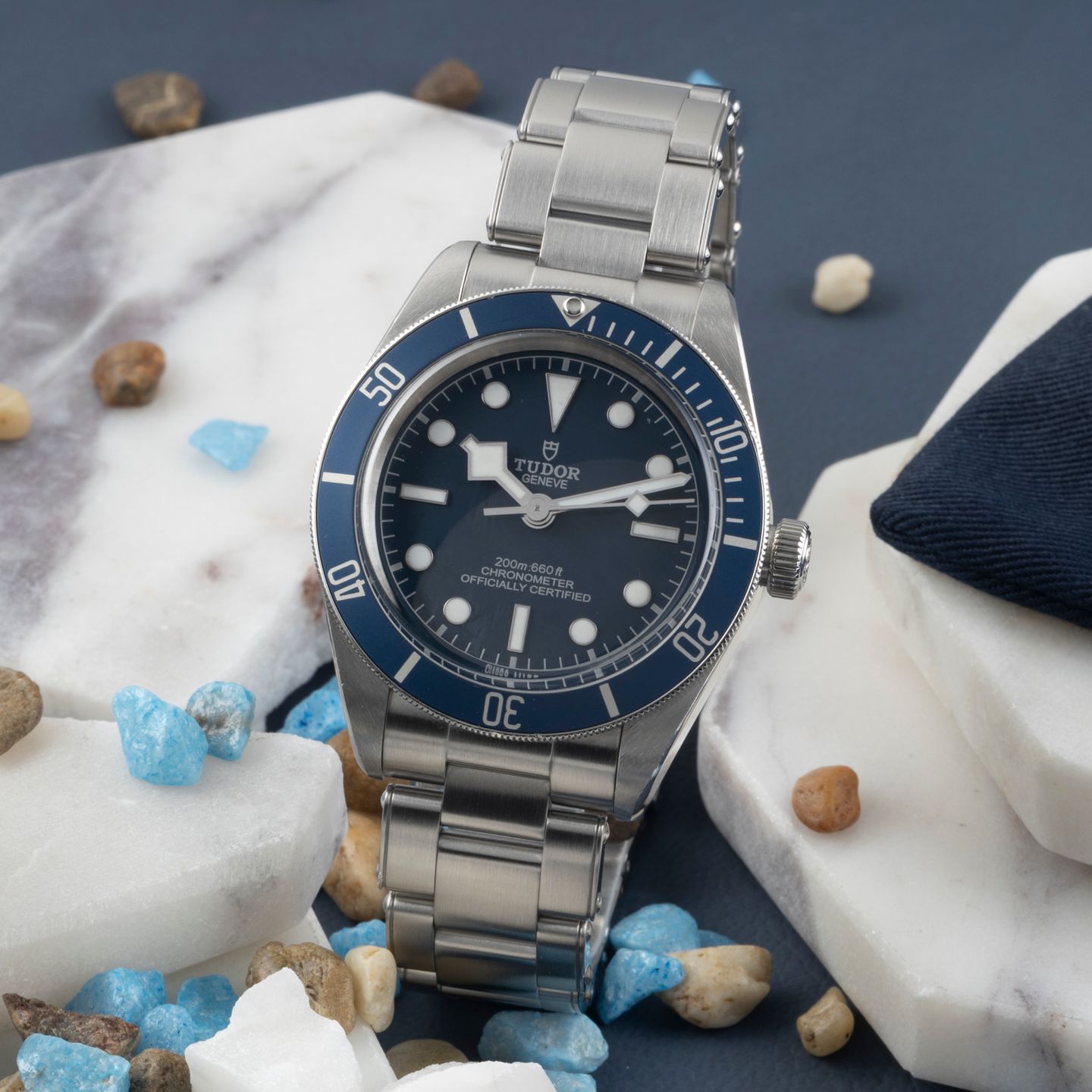 Tudor Black Bay Fifty-Eight 79030B (Unknown (random serial)) - Blue dial 39 mm Steel case (1/8)