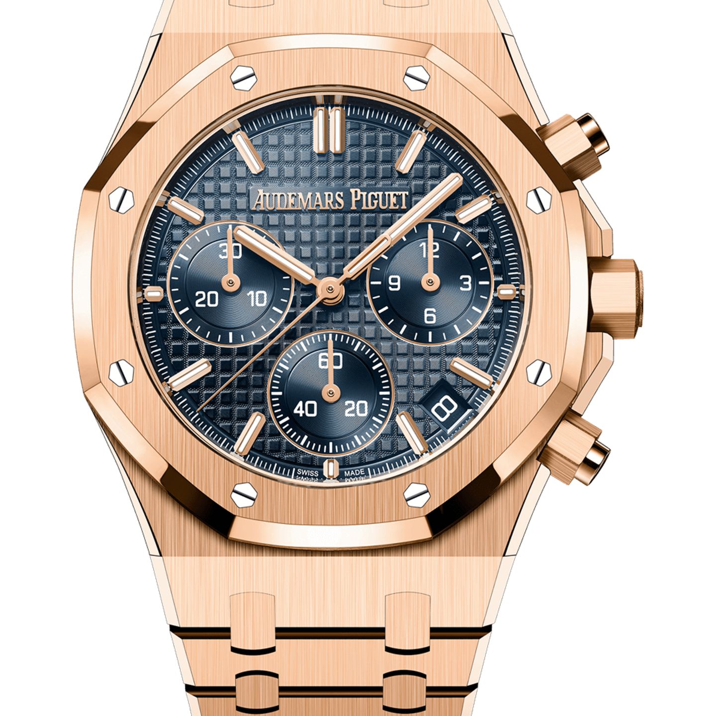 Audemars Piguet Royal Oak Chronograph 26240OR.OO.1320OR.05 (2025) - Blue dial 41 mm Rose Gold case (1/1)