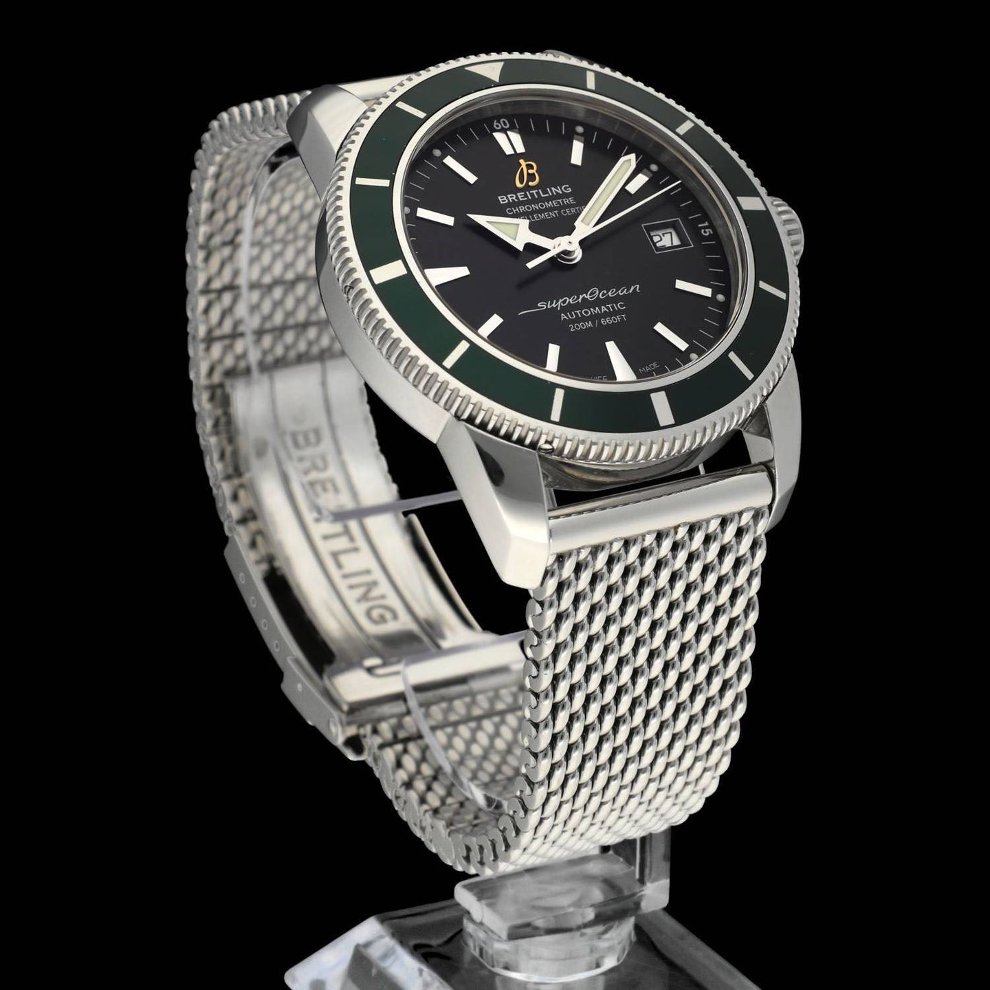 Breitling Superocean Heritage 42 A17321 (2013) - Zwart wijzerplaat 42mm Staal (6/8)