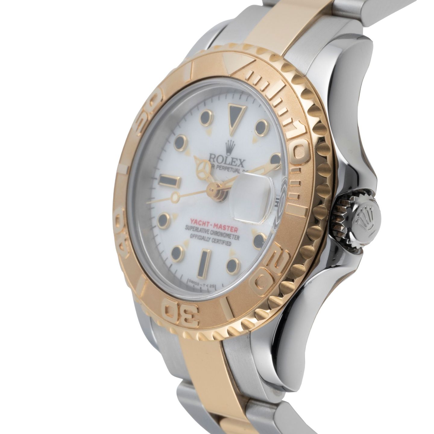 Rolex Yacht-Master 69623 (1997) - Wit wijzerplaat 29mm Goud/Staal (6/8)